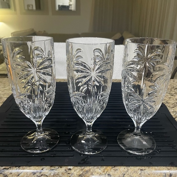 Godinger Kitchen Palm By Godinger Ice Tea Glasses Set Of 4 Nwob